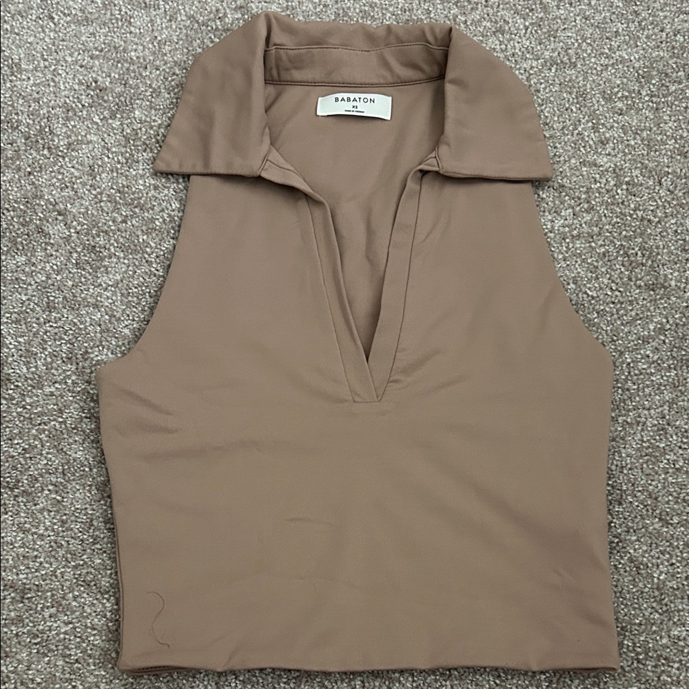 Women's Tan Aritzia Babaton Sleeveless Top
